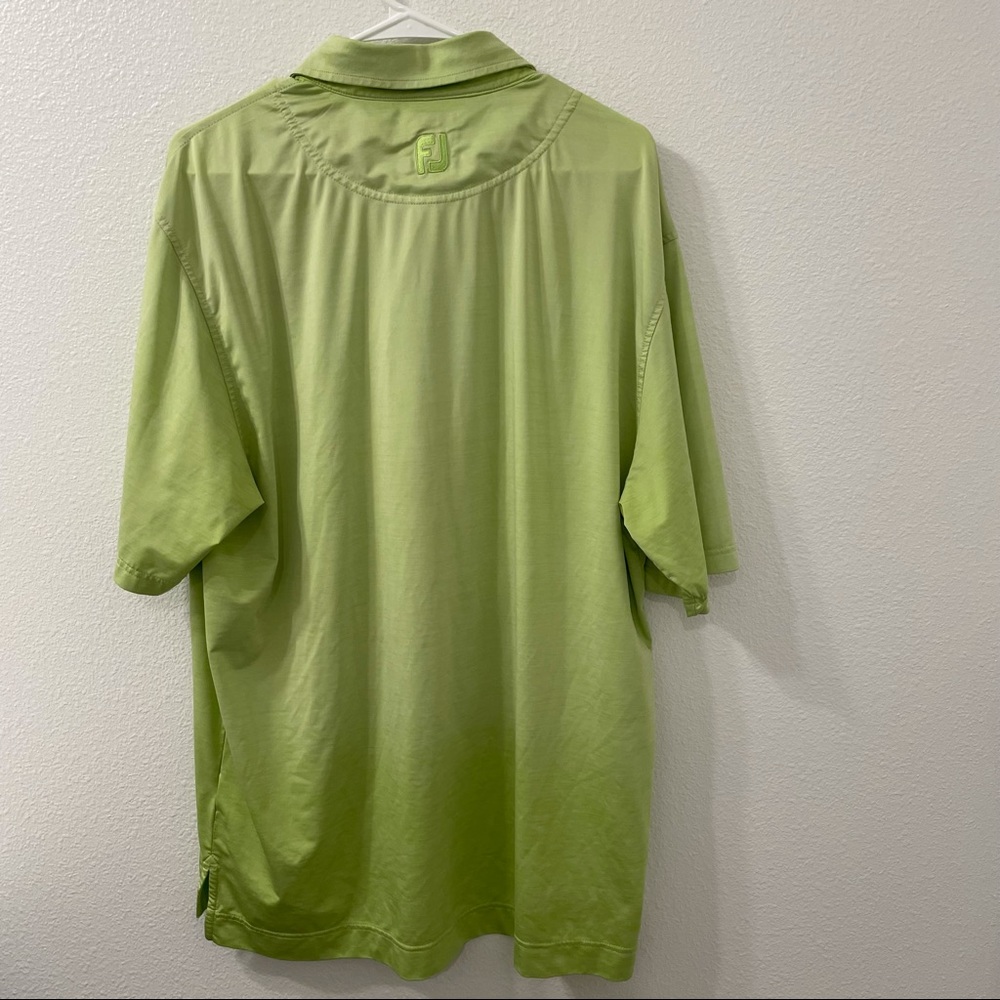 Footjoy polo shirt ombré green large - Picture 3 of 6